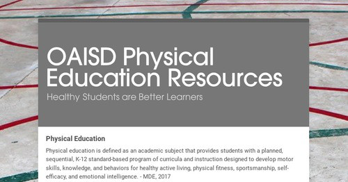 OAISD Physical Education Resources