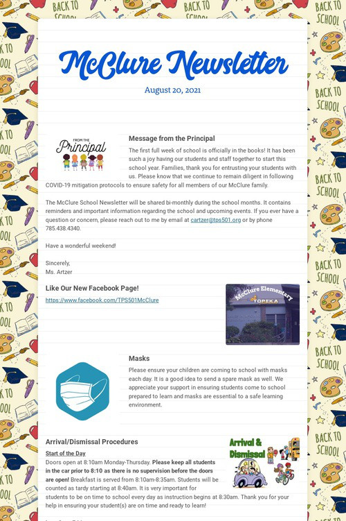 McClure Newsletter