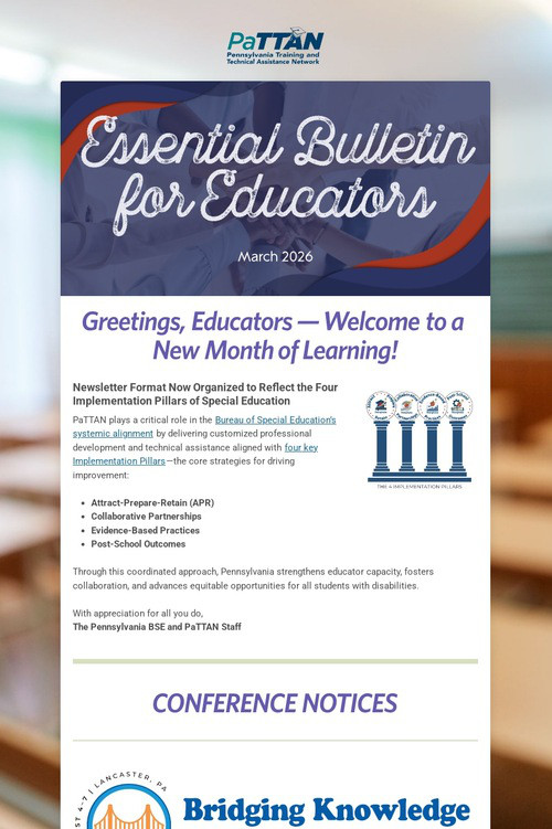 Essential Bulletin for Educators