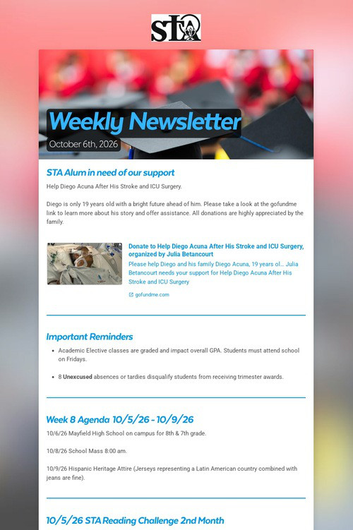 Weekly Newsletter