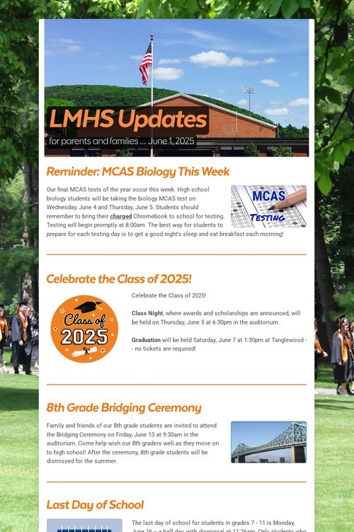 LMHS Updates