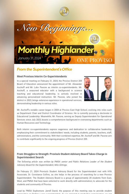 Monthly Highlander