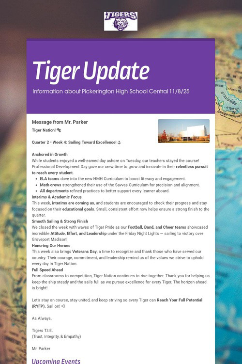 Tiger Update