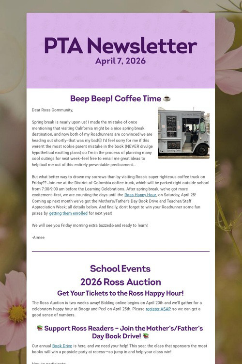 PTA Newsletter