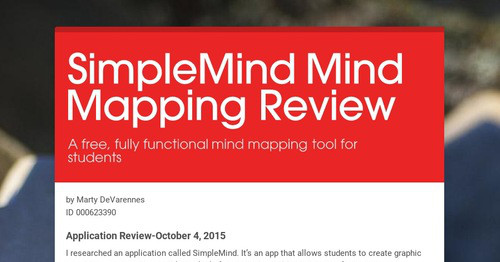 SimpleMind Mind Mapping Review - 561140223b6c741859b26628 Screenshot Fb Wide 