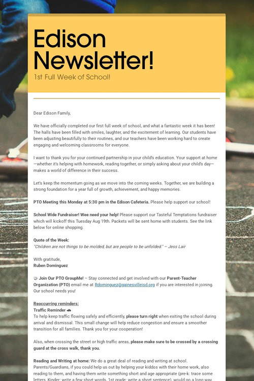 Edison Newsletter!