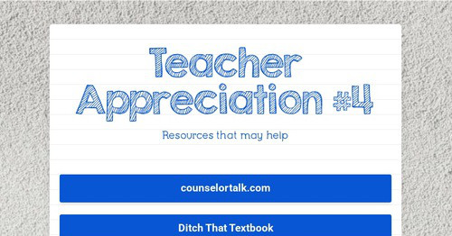 Teacher Appreciation #4