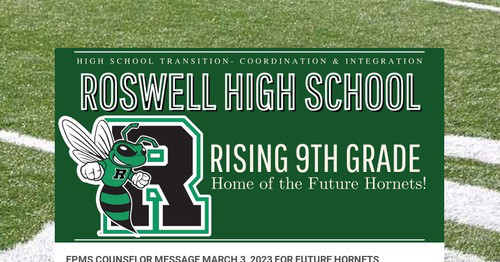 Roswell HS Transition 2022-2023