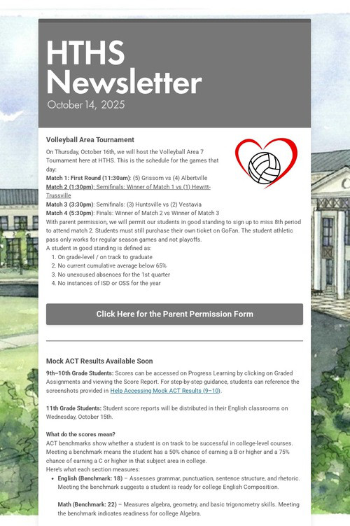 HTHS Newsletter