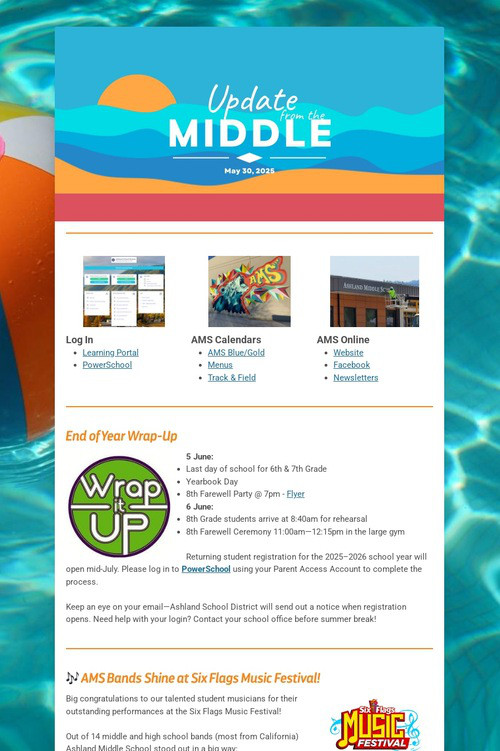 Update from the Middle
