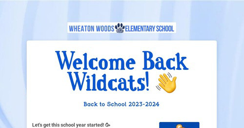 Welcome Back Wildcats! 👋