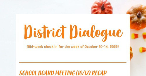 District Dialogue