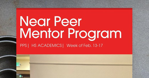 Near Peer Mentor Program