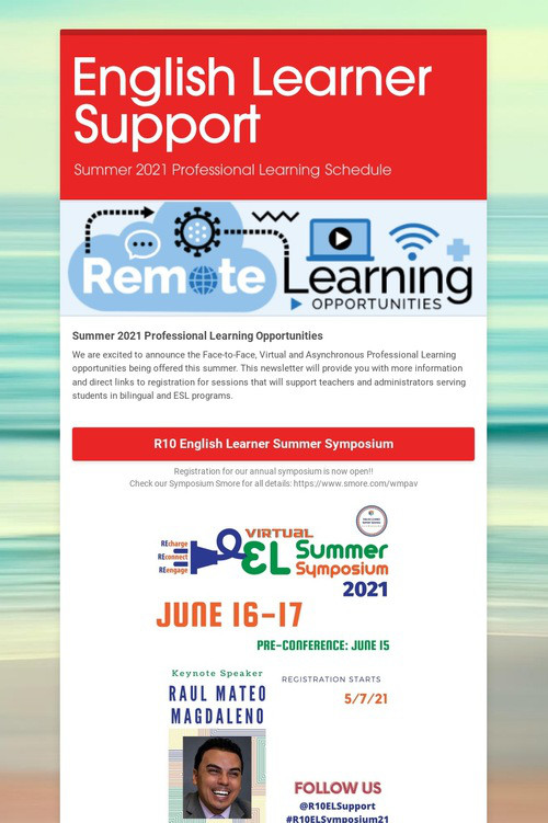 English Learner Support