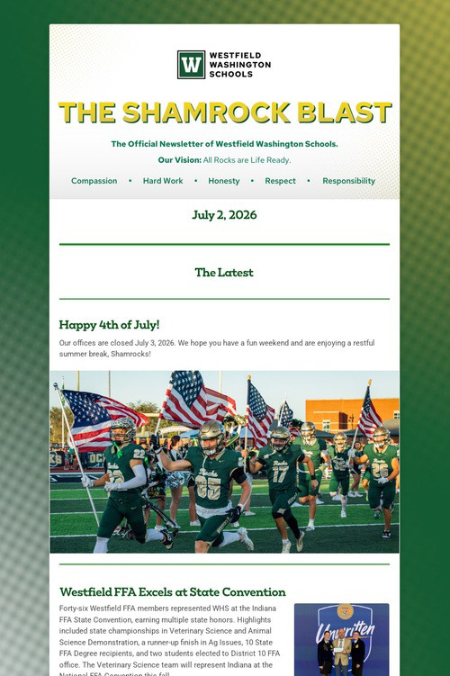 The Shamrock Blast 7/2/2026