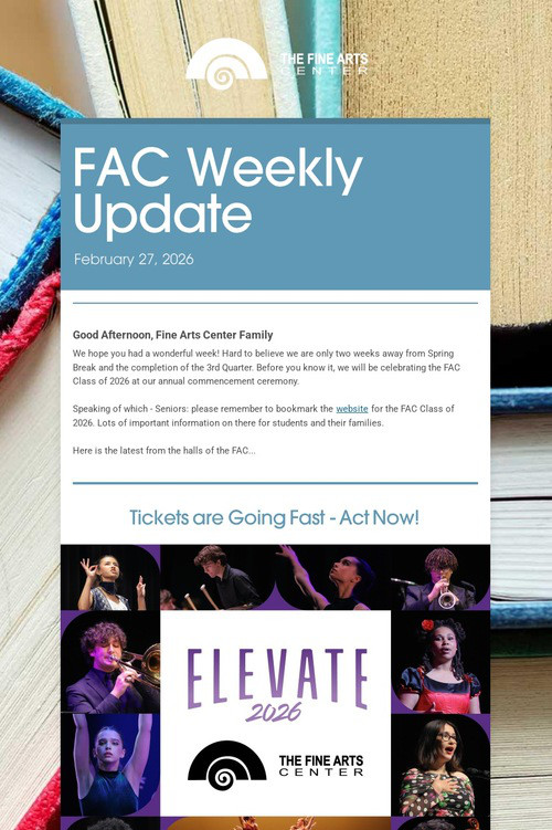 FAC Weekly Update