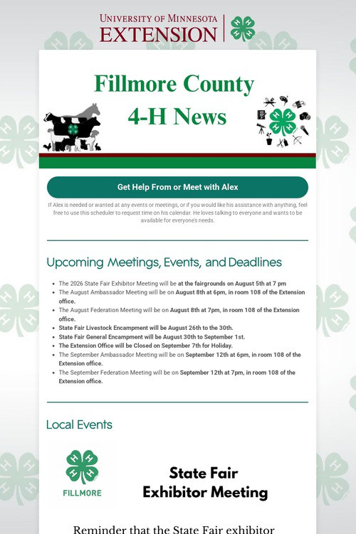 Fillmore County 4-H News
