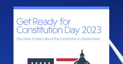 Get Ready for Constitution Day 2023