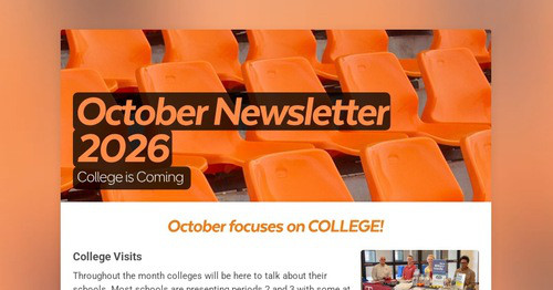 October Newsletter 2026