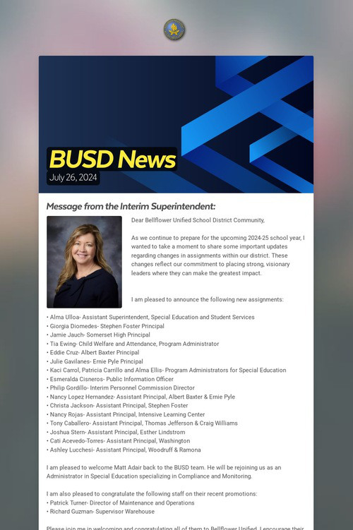 BUSD News