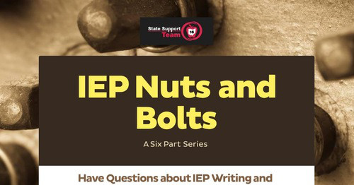 IEP Nuts and Bolts