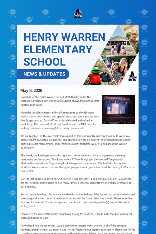 Warren School Weekly Update