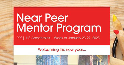 Near Peer Mentor Program