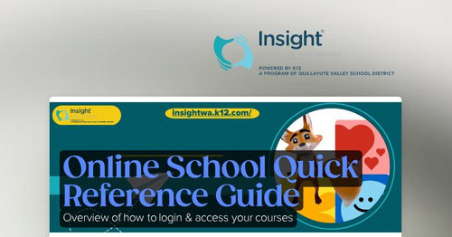Online School Quick Reference Guide