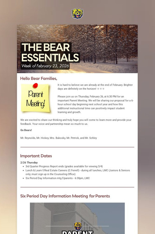 THE BEAR ESSENTIALS