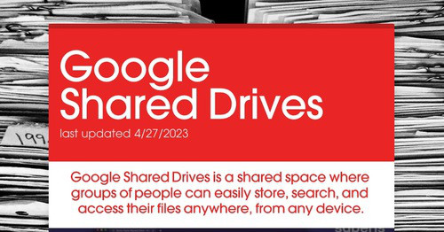 Google Shared Drives