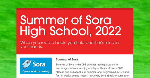 Summer of Sora High School, 2022