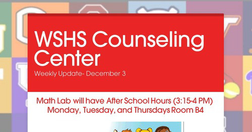 WSHS Counseling Center