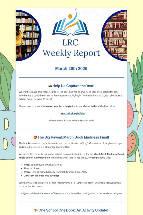 LRC Weekly Update
