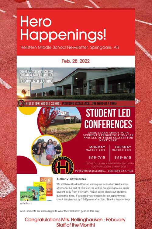 Hero Happenings!