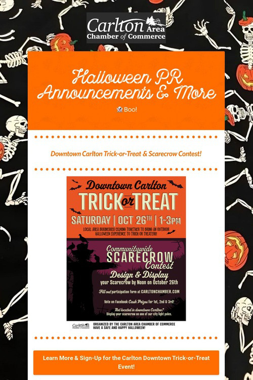 Halloween PR Announcements & More