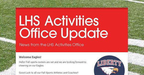 LHS Activities Office Update