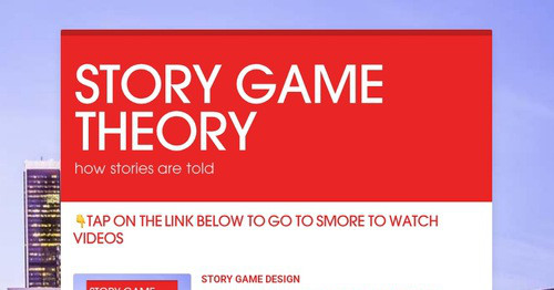 STORY GAME DESIGN