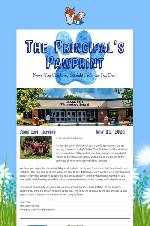 The Principal's Pawprint
