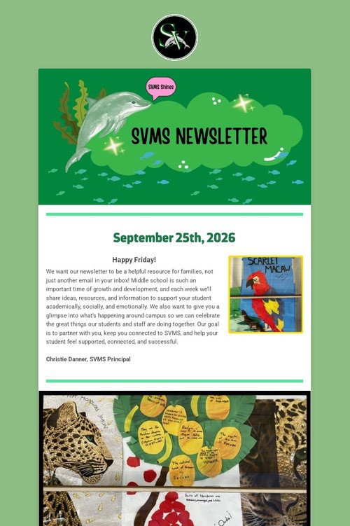 SVMS Newsletter
