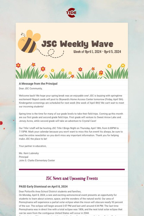 JSC Weekly Wave