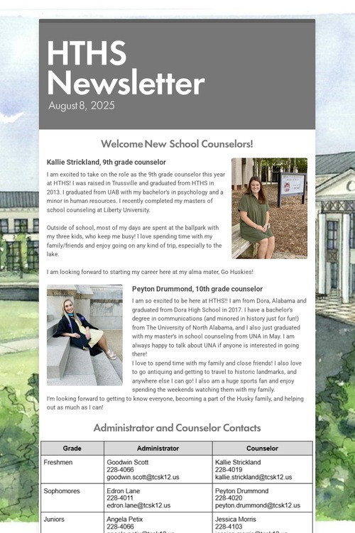 HTHS Newsletter