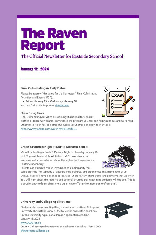 The Raven Report
