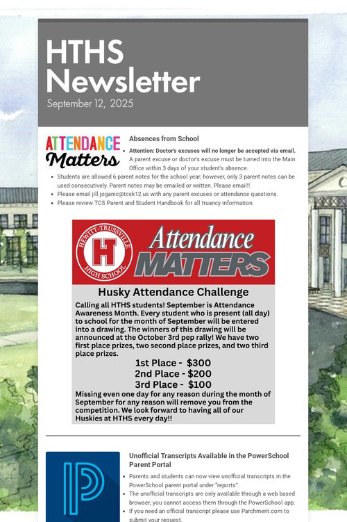 HTHS Newsletter