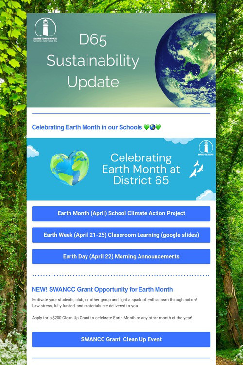 D65 Sustainability Update: April 25