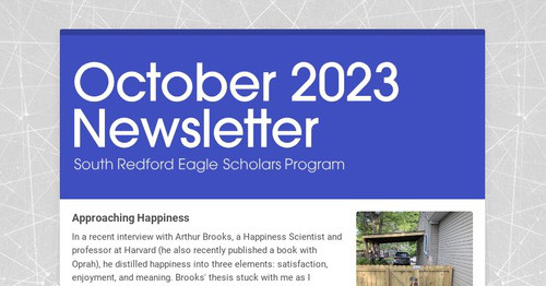 October 2023 Newsletter