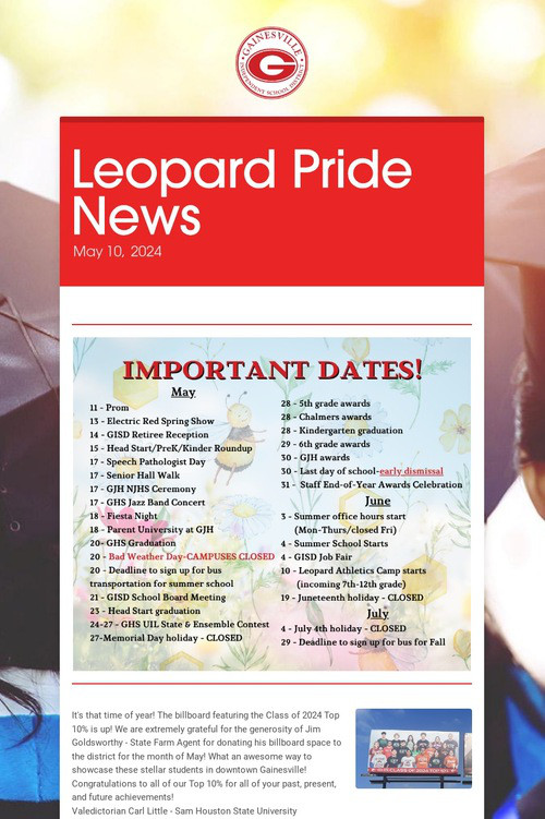Leopard Pride News