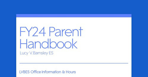 FY24 Parent Handbook