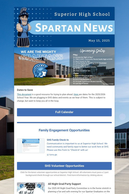 SHS Family News