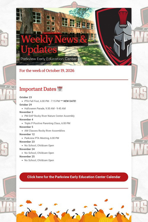 Weekly News & Updates