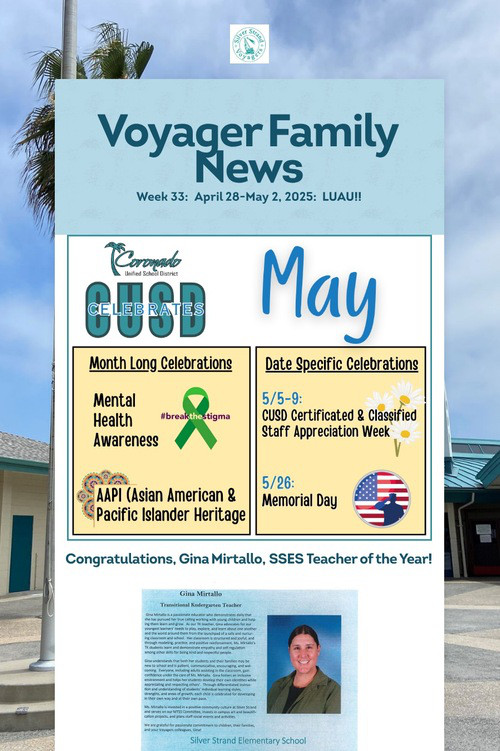 Voyager Family News